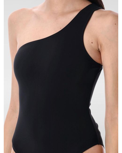 Lido Black One Shoulder One Piece Swimsuit