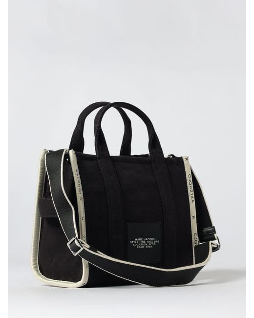 Marc Jacobs Black The Tote Bag Medium Canvas Bag