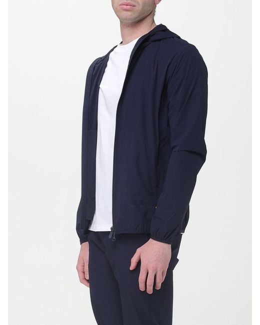 Save The Duck Blue Hooded Jacket for men