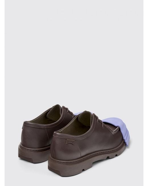 Camper Brown Junction Recycled Leather Derby Shoes for men