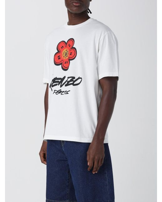 KENZO White T-Shirt for men