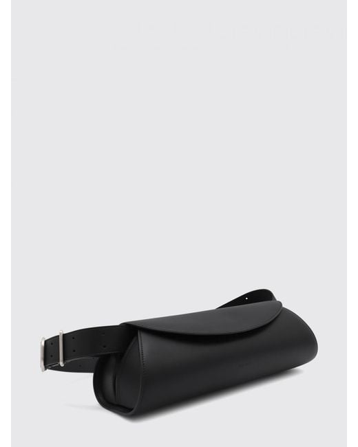 Jil Sander White Cannolo Leather Bag for men
