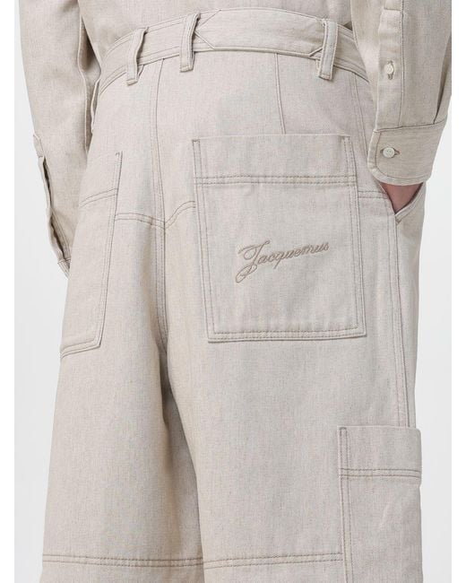 Jacquemus Natural Pants for men