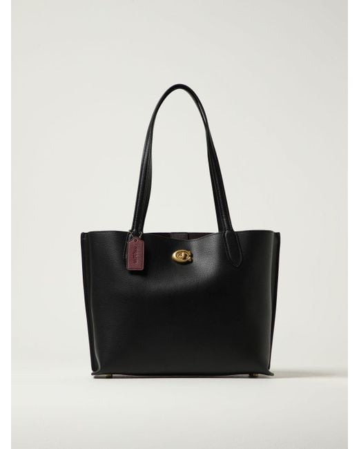 COACH Black Handtasche Damen