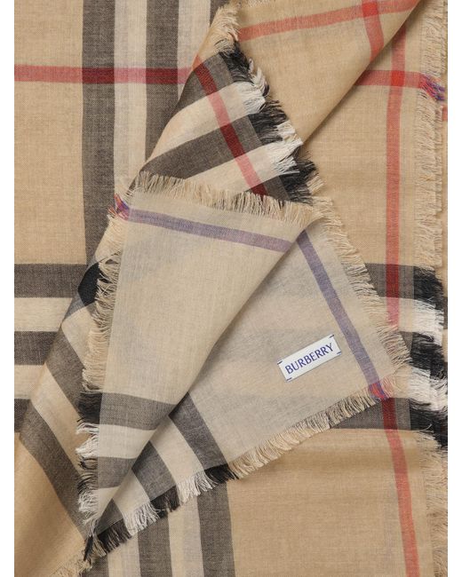 Sciarpa Vintage Check di Burberry in Natural