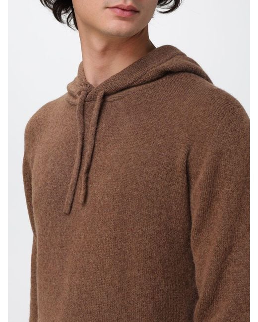 Roberto Collina Brown Jumper for men