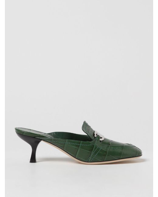Ferragamo Green High Heel Shoes