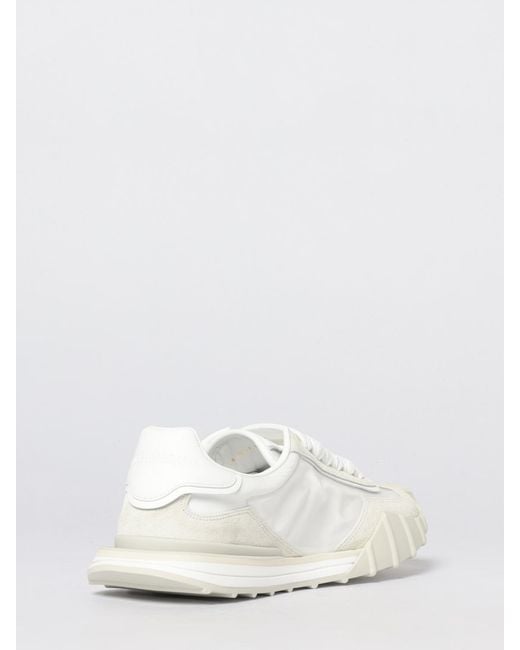 Dolce & Gabbana White Dolce &Amp Gabbana Dg Athletic Suede And Nylon Sneakers for men