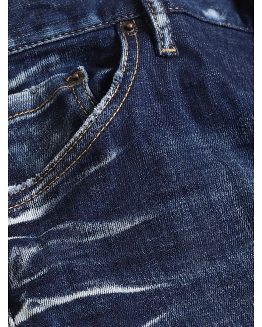 DSquared² Blue Jeans In Stretch Denim for men