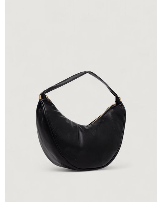 Borsa A Spalla Pinched Soft Crescent di Calvin Klein in Black