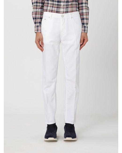 Jacob Cohen White Jeans for men