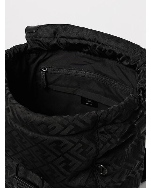 Fendi Black Flux Backpack for men