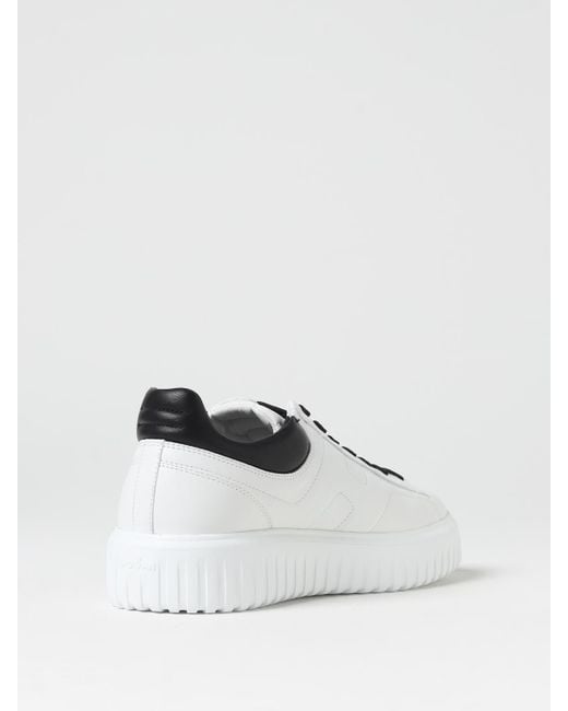 Baskets H-Stripes En Cuir Hogan pour homme en coloris White