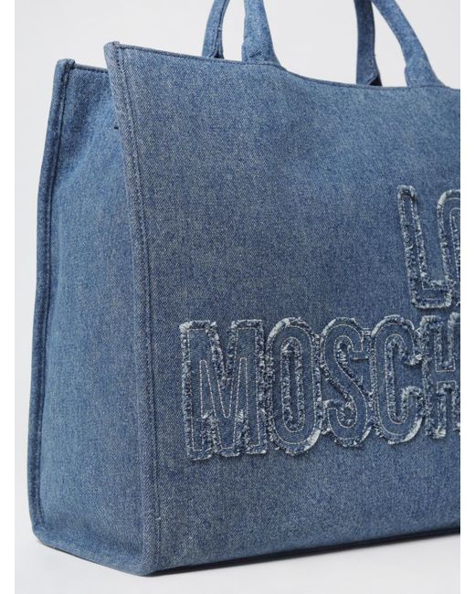 Love Moschino Blue Handtasche Damen