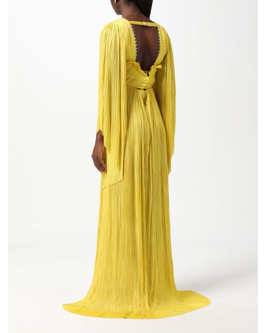 Robe longue Harlow Maria Lucia Hohan en coloris Yellow