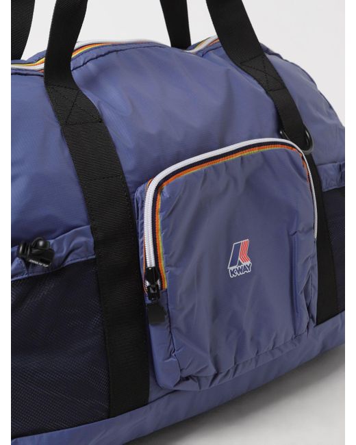 K-Way Blue Travel Bag for men