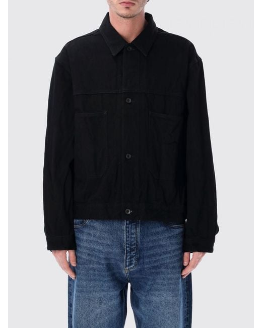 Studio Nicholson Black Cotton Denim Jacket for men