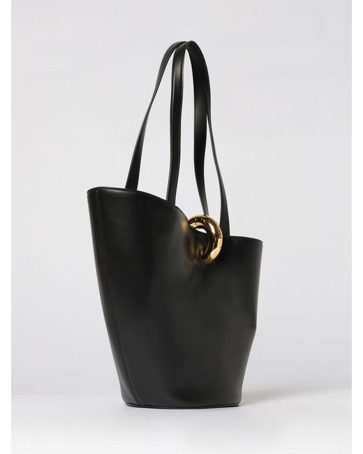 Jacquemus Black Bambola Medium Leather Bag