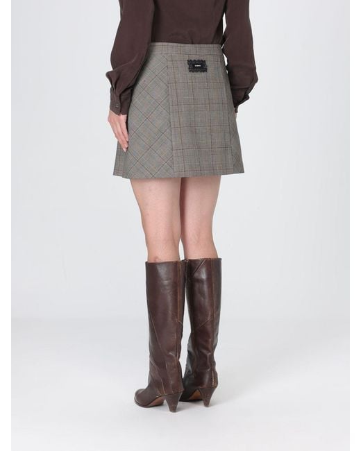 Pinko Gray Skirt