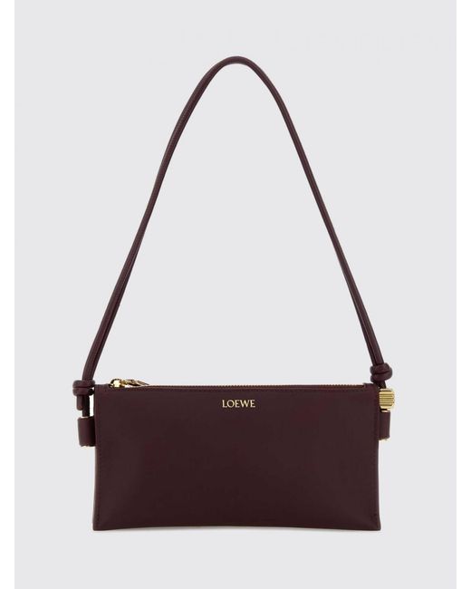 Loewe Purple Joya Nappa Pouch
