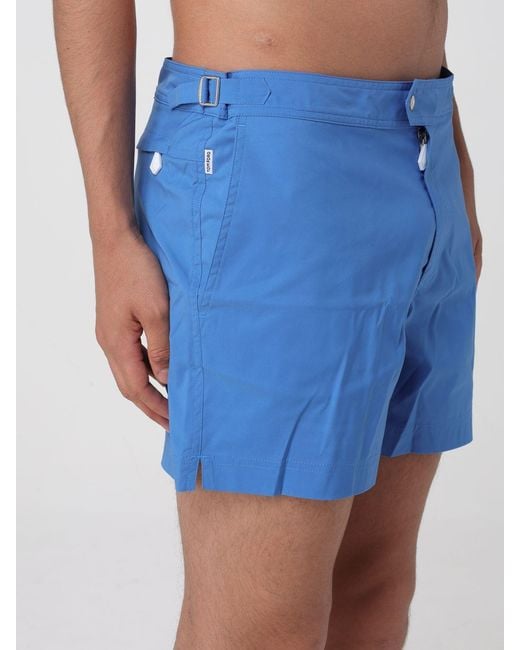 Tom Ford Blue Polyester Swimsuit for men