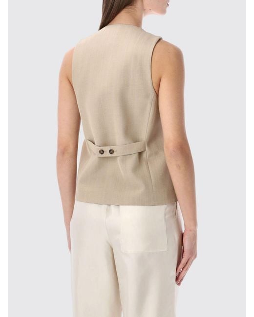 Loulou de Saison Natural Virgin Wool And Viscose Vest