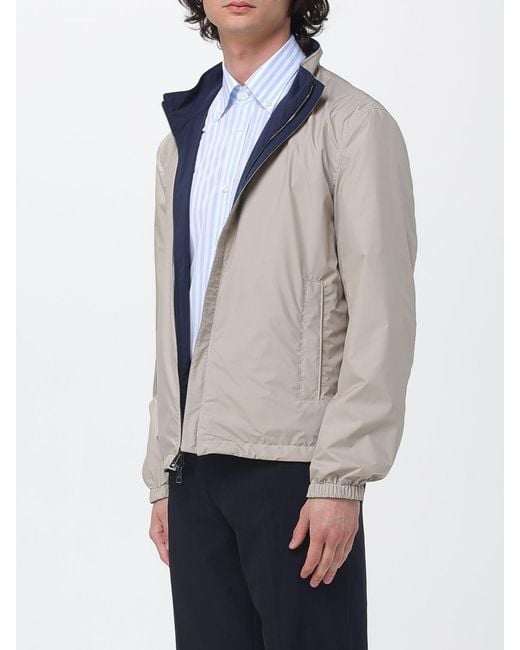 Paul & Shark Blue Paul &Amp Shark Reversible Technical Fabric Jacket for men