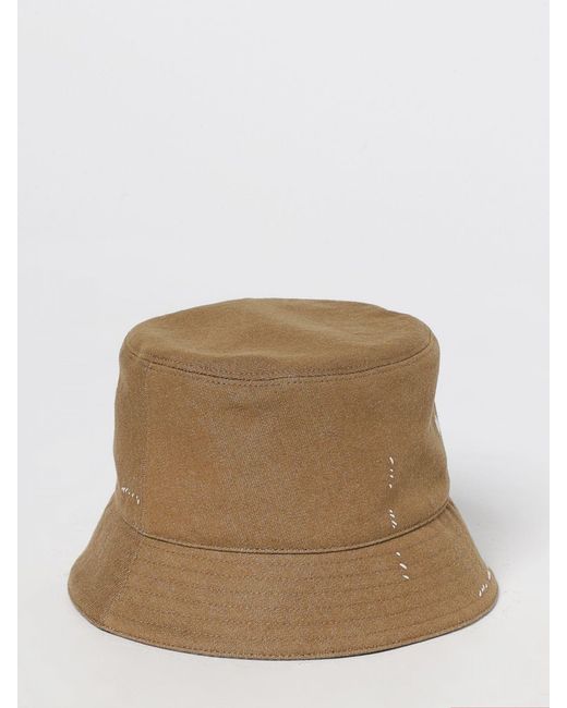 Marni Natural Cotton Hat With Thread Stitching for men