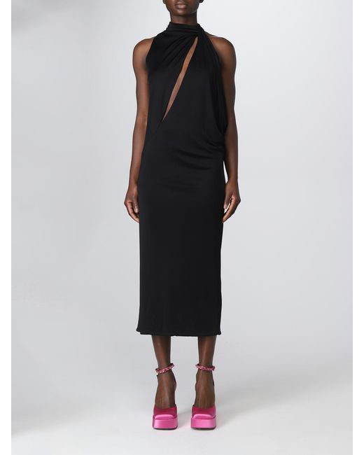 Vestido Mujer Versace de color Black