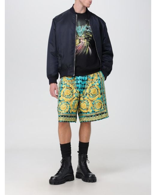 Veste Homme Versace pour homme en coloris Blue