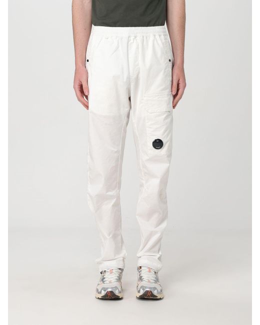 Pantalon C P Company pour homme en coloris White