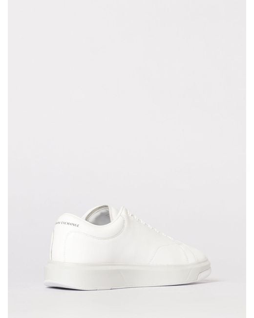 ARMANI EXCHANGE Natural Leather Sneakers for men