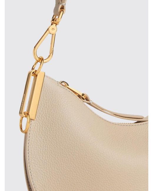 Coccinelle White Sunup Grained Leather Bag