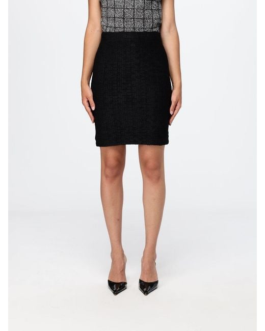 Balmain Black Skirt