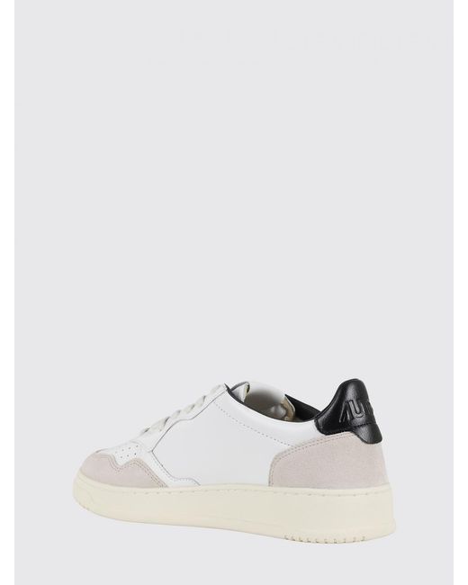 Autry Natural Medalist Low Leather Sneakers for men