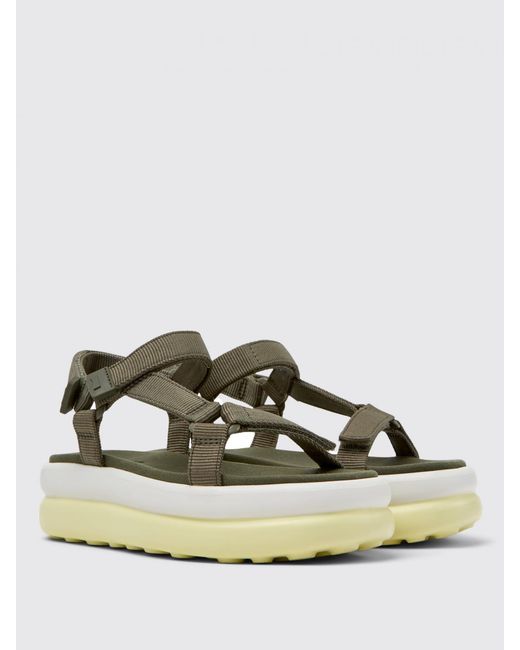 Camper Green Pelotas Platform Sandal