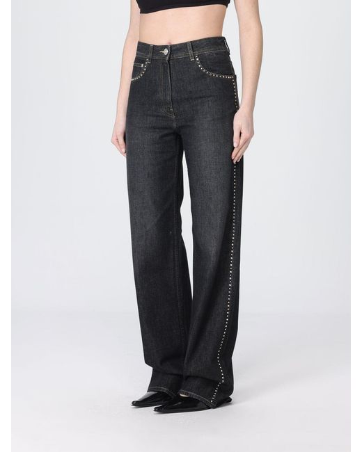 Versace Blue 5-Pocket Straight Jeans