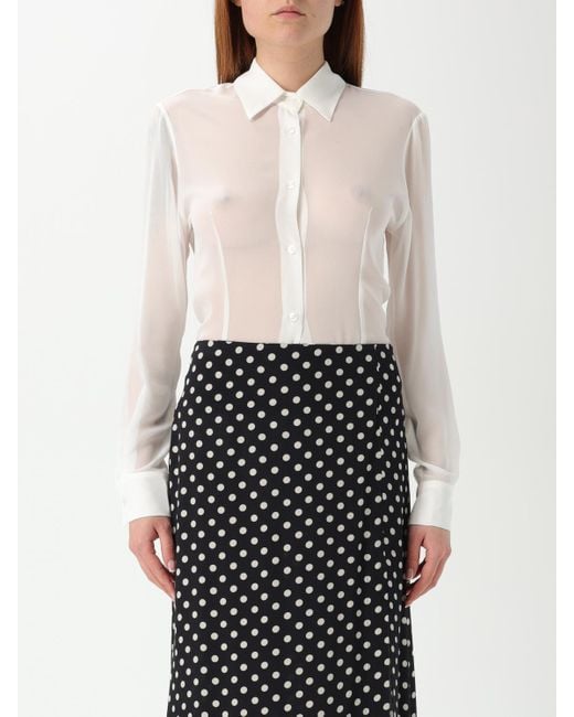 Mar De Margaritas White Hemdbluse Damen