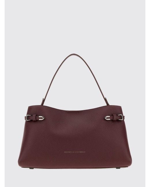 Brunello Cucinelli Purple Handbag