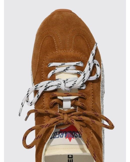DSquared² Brown Dc-642 Suede Sneakers for men