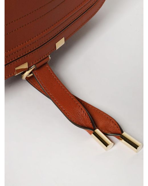 Chloé Brown Chlo&Eacute Marcie Small Ledertasche
