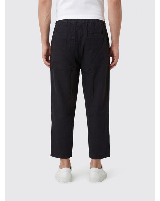 Thom Krom Black Linen Jogging Trousers for men