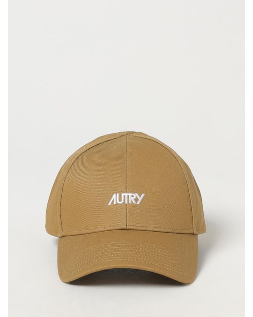 Autry Natural Cotton Hat With Embroidered Logo for men
