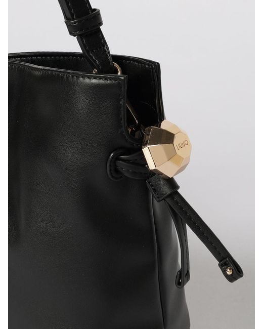 Liu Jo Black Riccy Synthetic Leather Bag