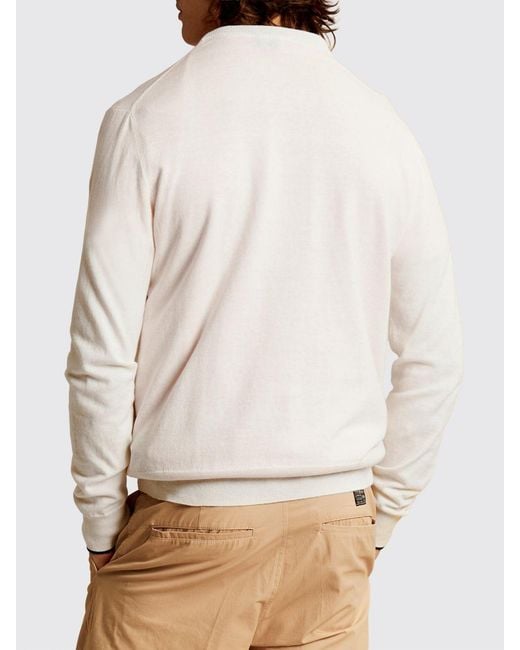 La Martina White Sweater for men