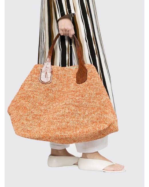 IBELIV Natural Rio Raffia Bag