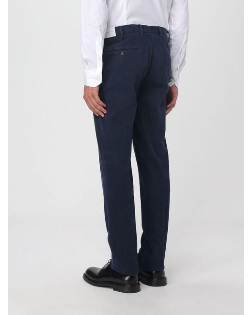 Luigi Bianchi Blue Trousers for men