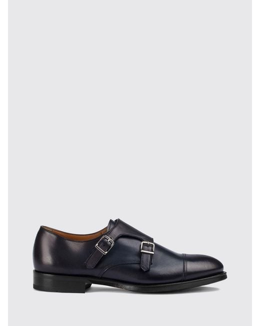 Doucal's White Double Monk Strap Dress Shoes for men