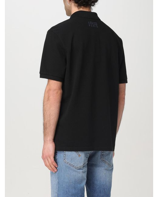 KENZO Black Polo Shirt for men