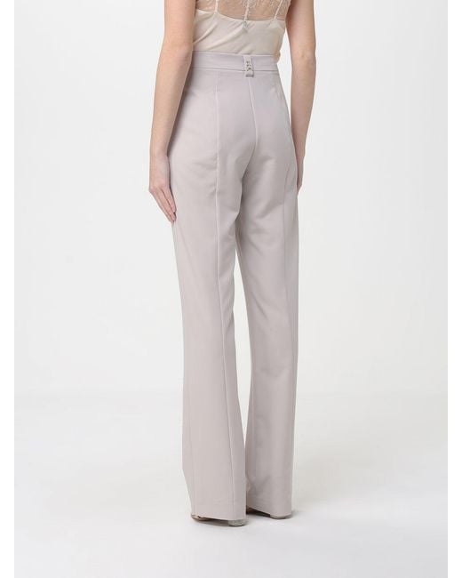 Patrizia Pepe Pink Crêpe Slim Fit Trousers